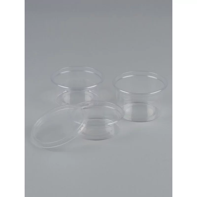 Pot plastique rond 3/60 300cc 1000p