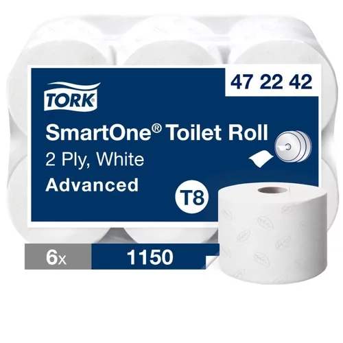 Pap.de toilette smart one tork 2ply