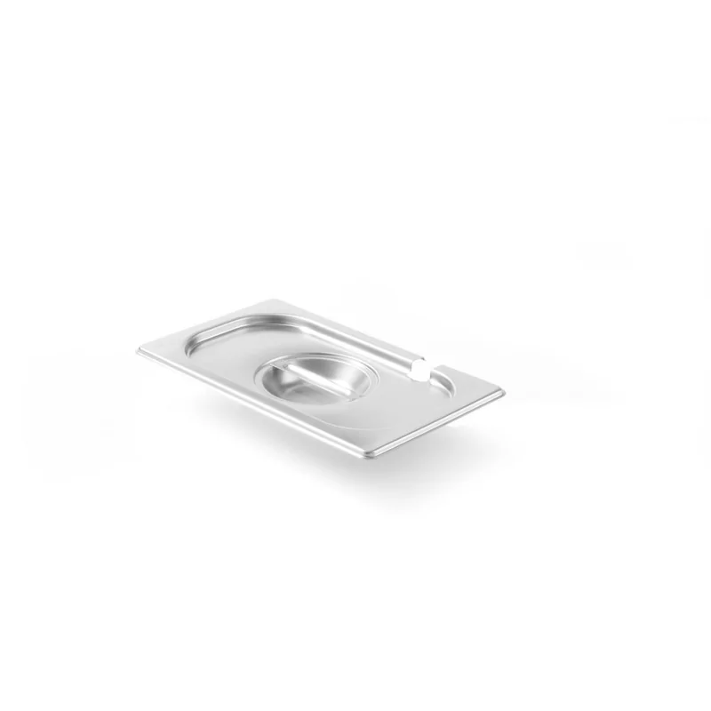 Lid for GN containers with ladle recess