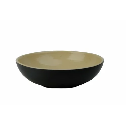 Edge Black/camel diep bord/pastabord D210xH55mm 1080ml