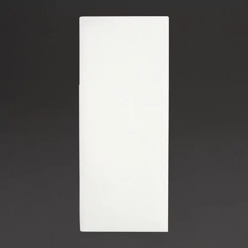 Serviettes pochettes Airlaid Fiesta Recyclable Premium Tablin blanches 48x40cm (lot de 400)