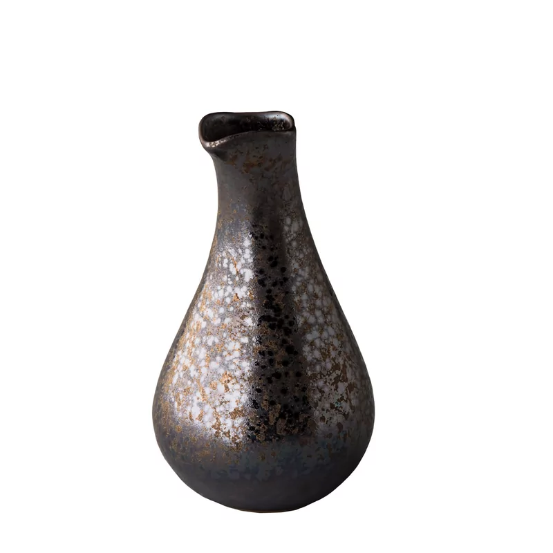 Vaasje/saucière klein bronze 7 x 14 cm