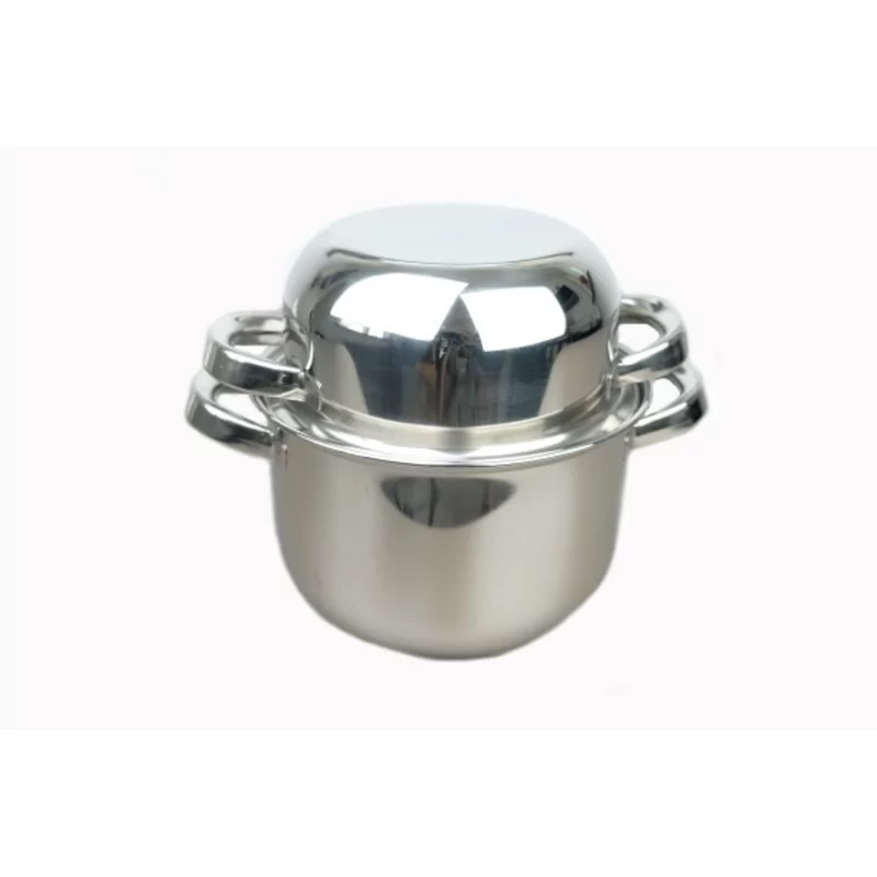 Mosselpot inox 180mm binnen 2L voor 800 à 1000 gr mosselen
