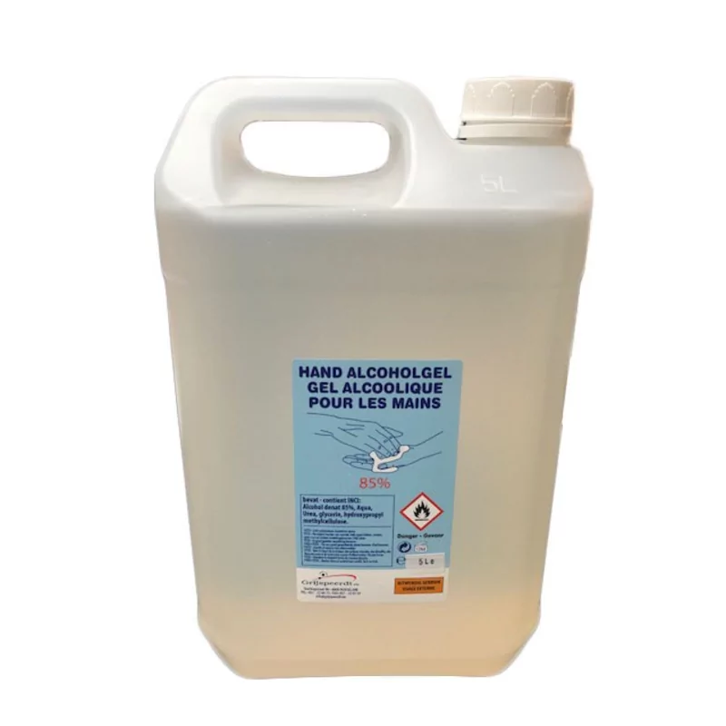 Alcoholgel mains 85% 5l