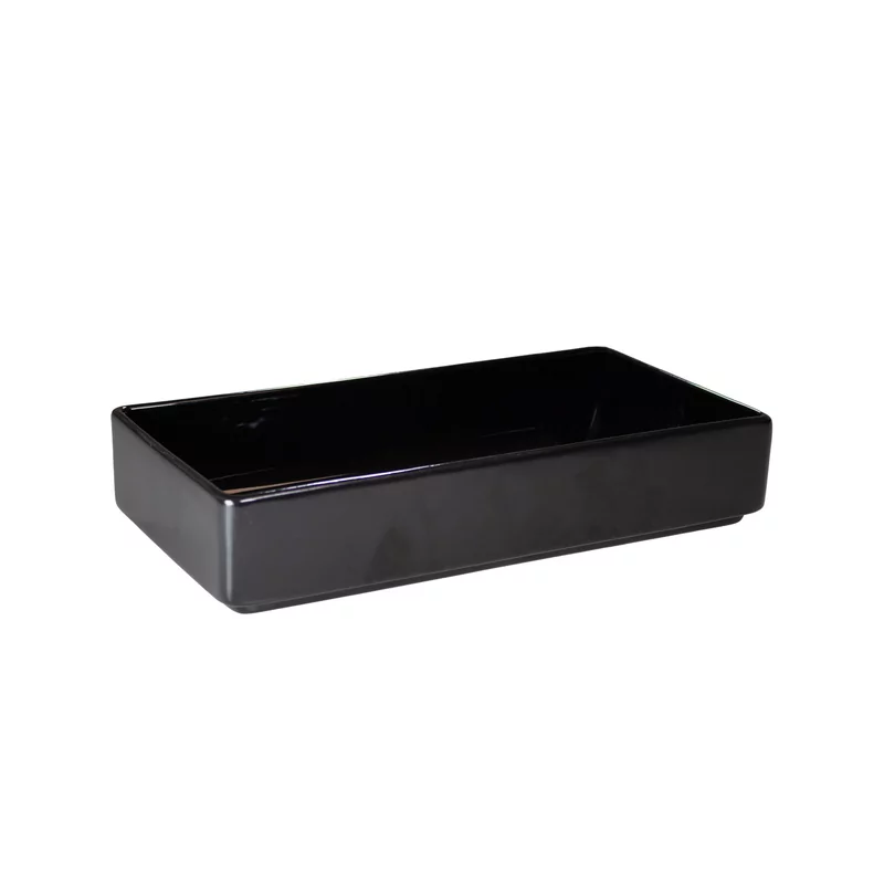 Buffet tray black GN 1/3 32.1 x 17.3 x 6.5 cm