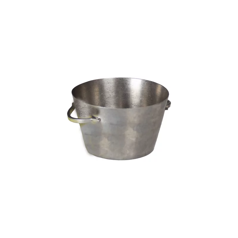 Presentation bucket vintage ST/SS 9.5 x 9.5 x 6 cm