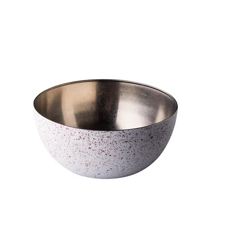 Stainless st. bowl vintage speckle  Ø30 cm 8L