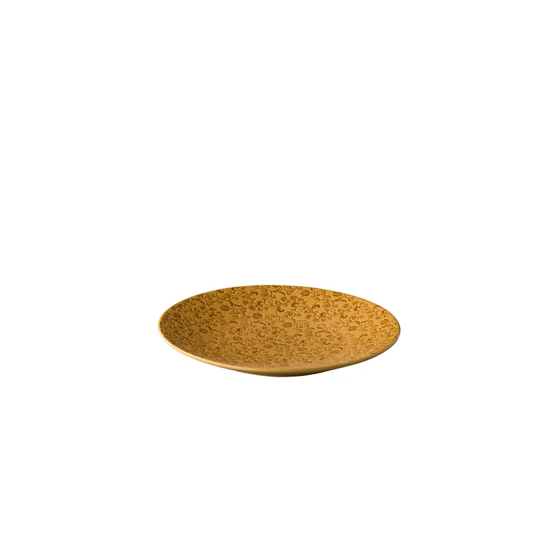 Barcelona plate ocher 21,5 cm