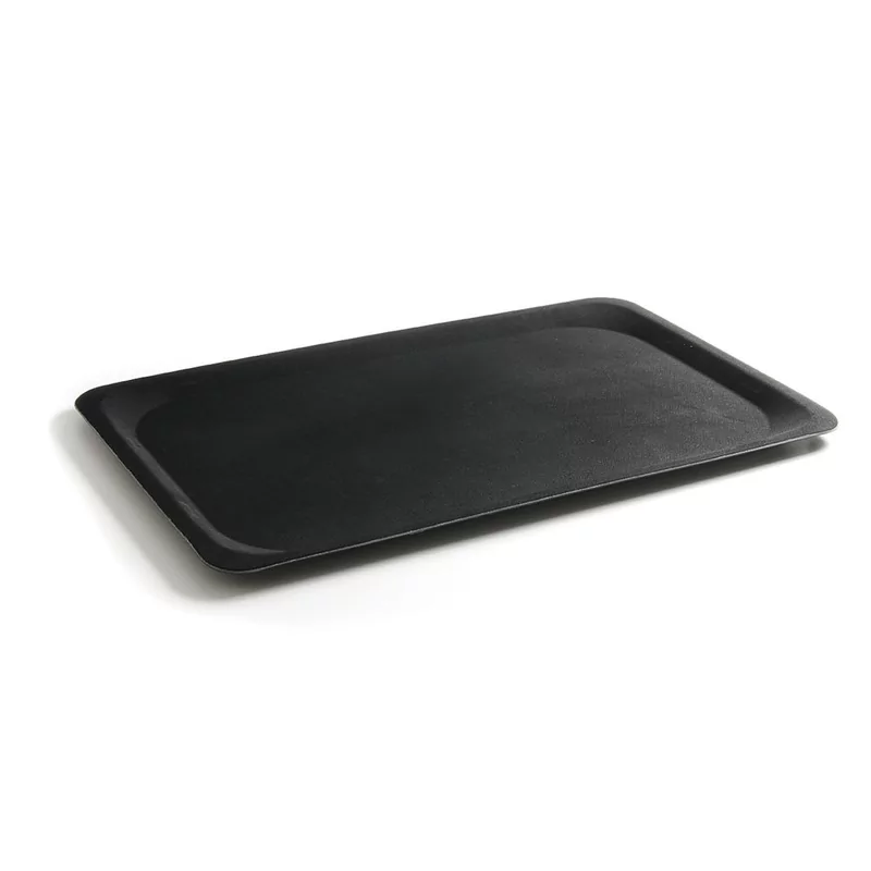 Polyester tray, non-slip, rectangular