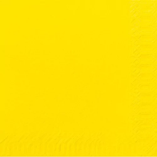 Servetten geel 40x40 3pl.1000st