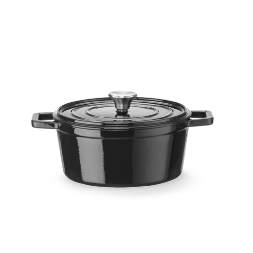 Cast iron casserole enamelled