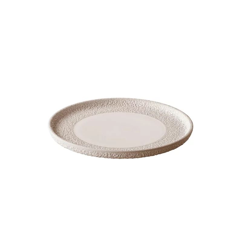 Vulcanic bord wit M 22 cm