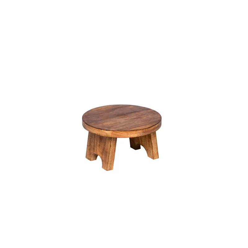 Buffet raiser mangowood Ø25x15 cm