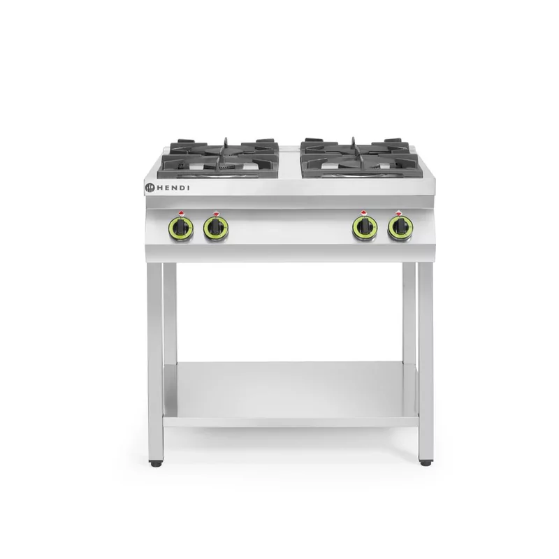 Gas cooker Kitchen Line 4-burner open stand