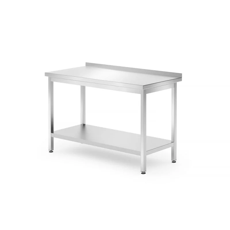 Table murale avec étagère – boulonnée, profondeur 700 mm