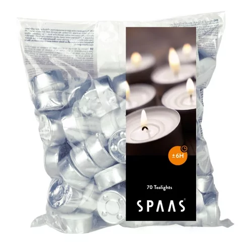 Theelichtjes Spaas 70 stuks 6u
