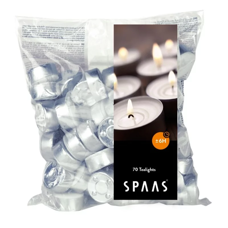 Theelichtjes Spaas 70 stuks 6u
