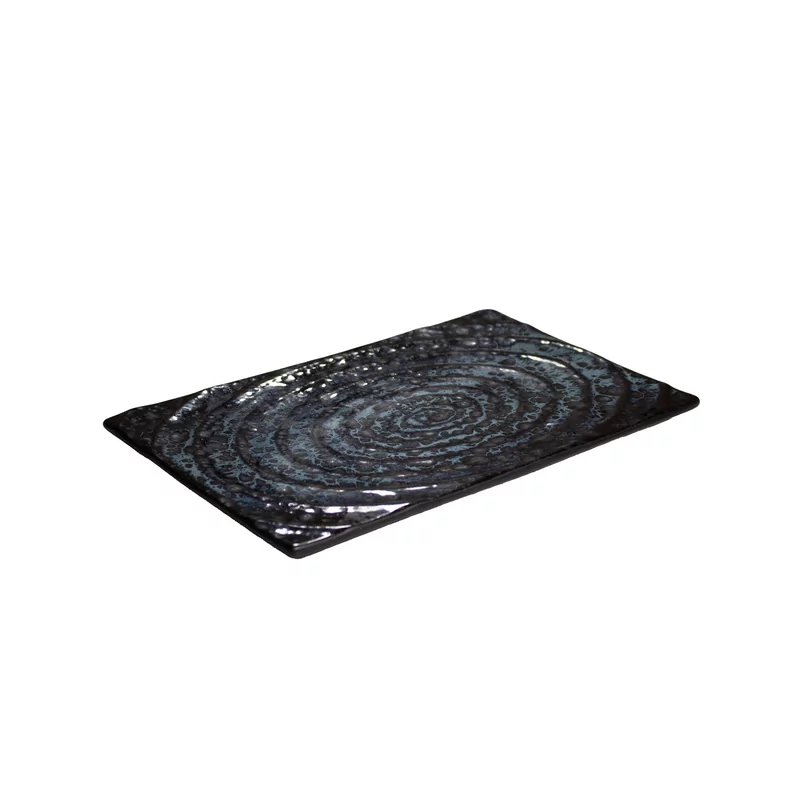 Sakura plate rectangle blue 25,7x16,7 cm
