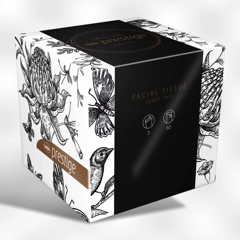 Facial tissue cube 2ply 30x60p
