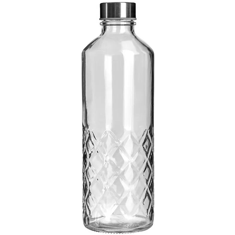 Glazen fles Diamond D85xH260mm 1000ml