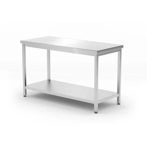 Centrale tafel met plank - geschroefd, diepte 600 mm