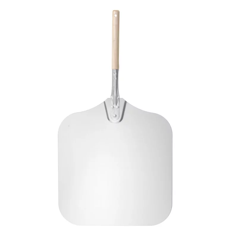 Pizza peel squared with short handle