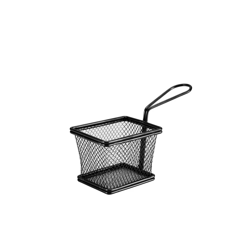 Black Iron mesh net 10 x 8 x 7,5 cm rectangular