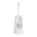Brosse ronde et support WC Jantex blanc