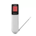 Infrared thermometer with probe