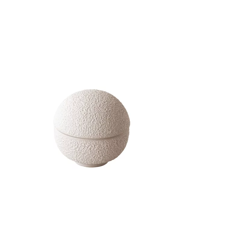 Vulcanic ball bowl  white small  12 cm