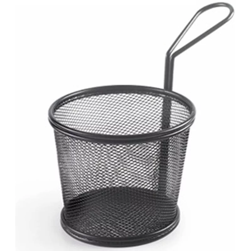 Frietmandje zwart D120xH100mm