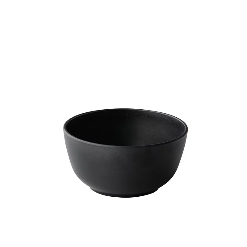 Bowl round black 11,3 high 5,5 cm