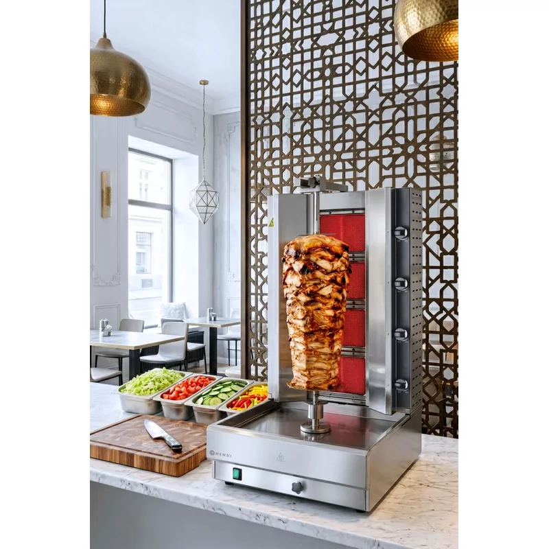 Kebabgrill, gas