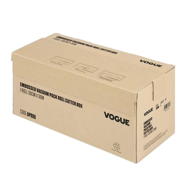 Vogue VacuÃ¼mverpakkingsrol Met Snijbox (ReliÃ«f) 300 mm Breed