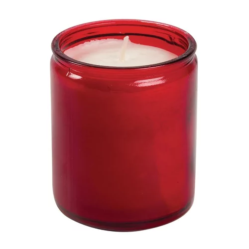 Bougies-verre Bolsius Starlight rouges (lot de 8)