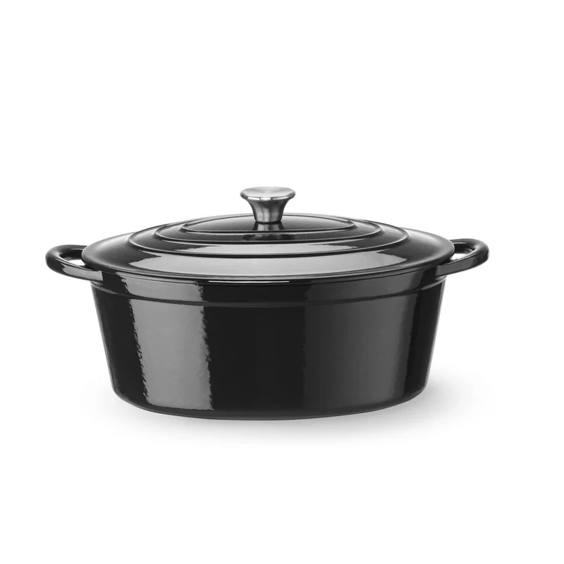 Cast iron casserole enamelled