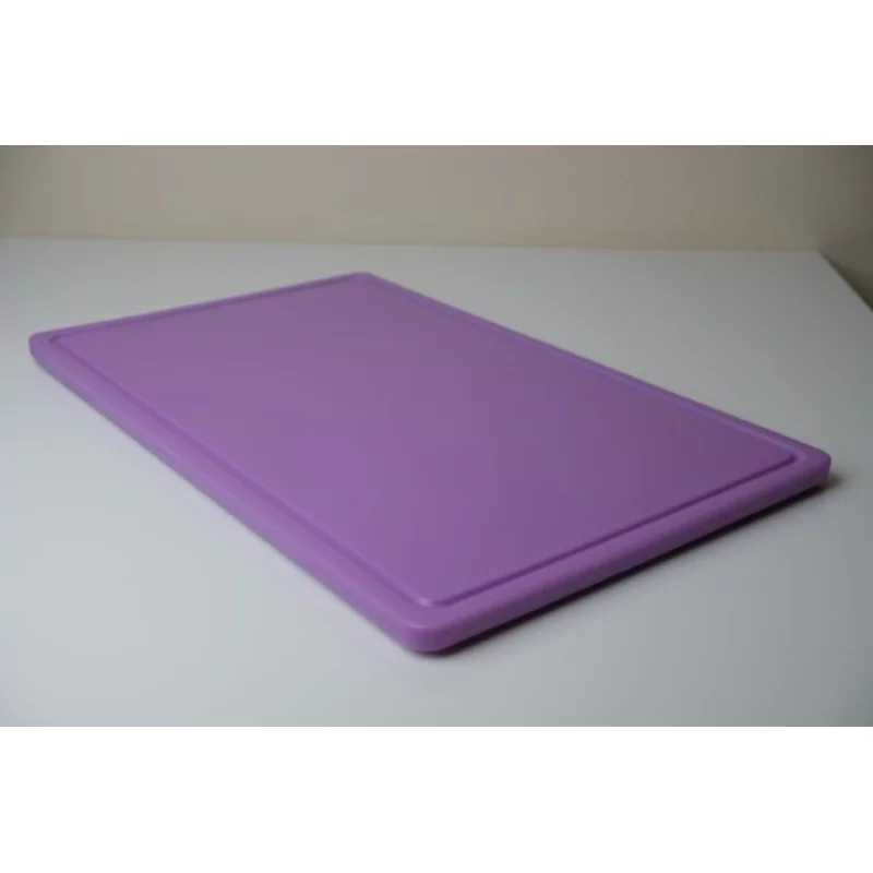 plance à découper violet HDPE L325xB265xH14mm