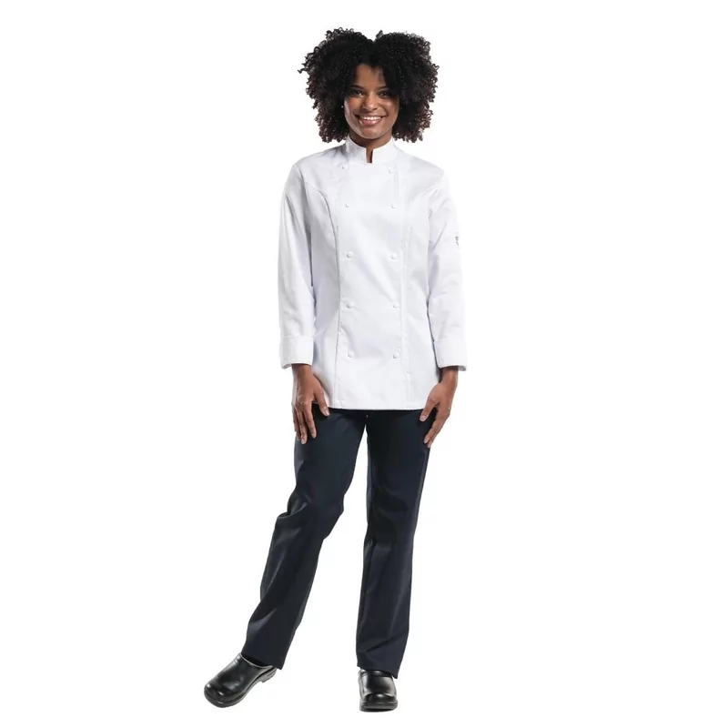 Pantalon de cuisine stretch femme Chaud Devant Skinny noir XL