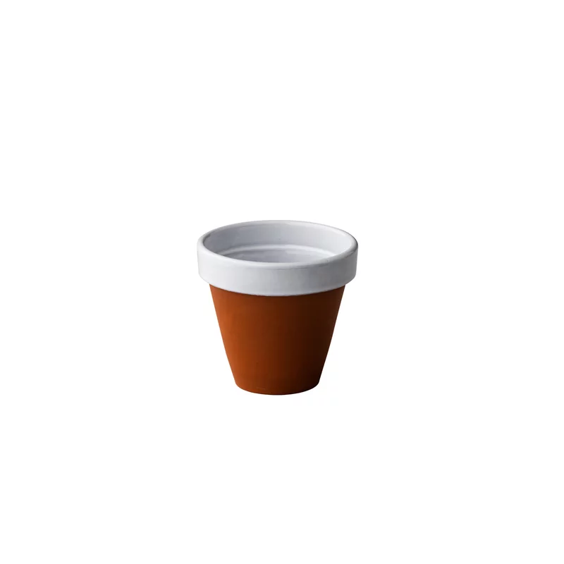 Stoneheart pot 8,5 x 7,5 cm white