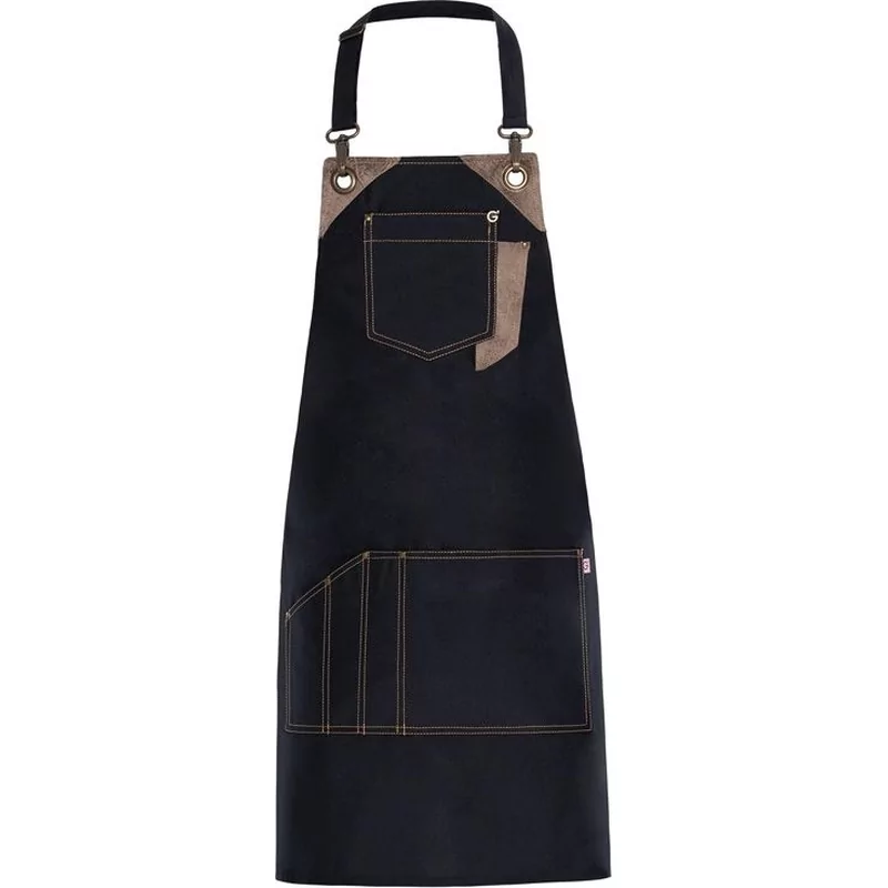 Picasso schort polyester zwart L80xB80cm