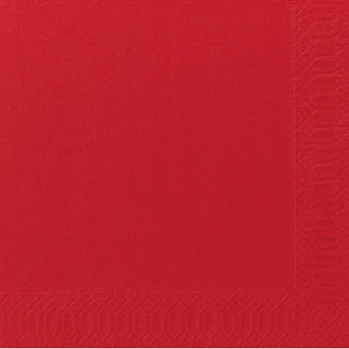 Napkins red 40x40 2pl.10x125p