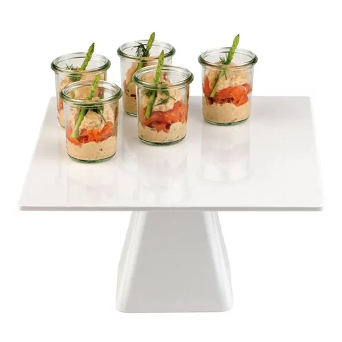 Cake plate, square