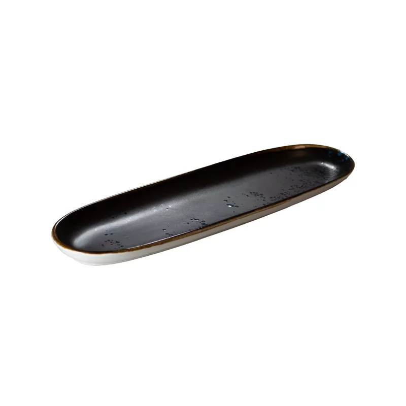 Amazon 'Starry night' oval plate  34 x 10 cm
