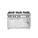 Gasfornuis Kitchen Line 6-pits met convectieoven GN 1/1