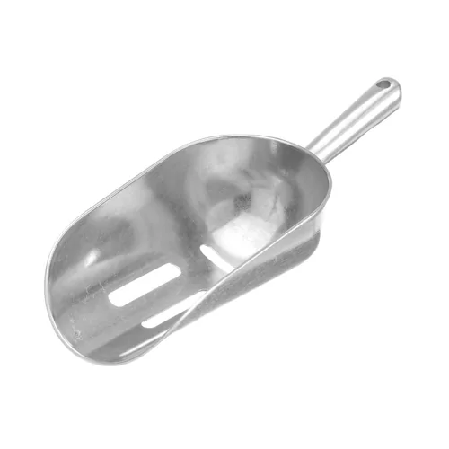 Ice scoop slotted