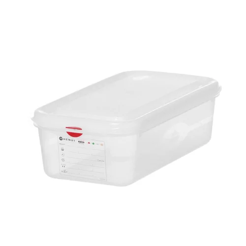 GN 1/3 container, polypropylene