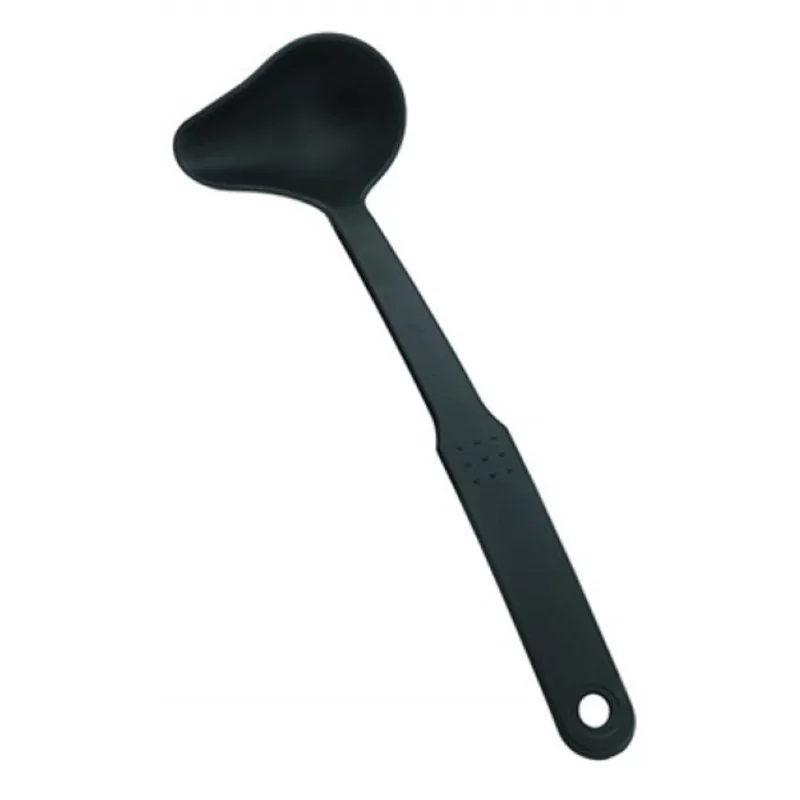 Black nylon sauslepel L270mm 30ml max 210°C