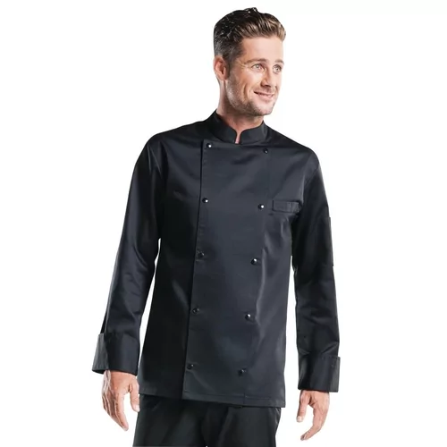 Veste de cuisine Chaud Devant Roma noire M