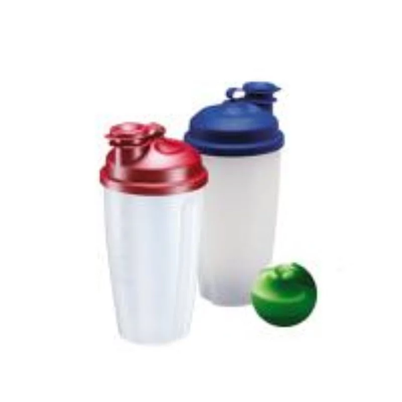 Shaker vinaigrette plastic 0,5L rouge diam. 101/93xH197mm