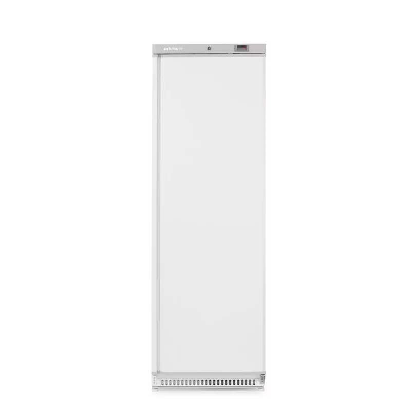 Freezing cabinet with white painted steel casing